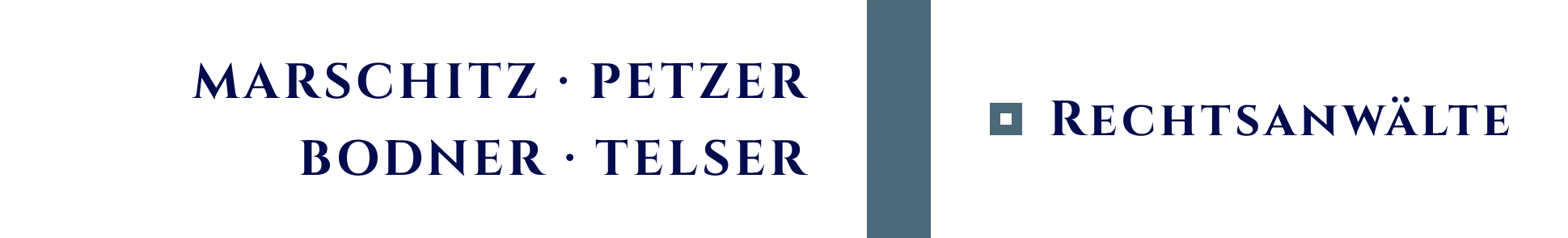 MARSCHITZ · PETZER · BODNER · TELSER · KRALL - Logo